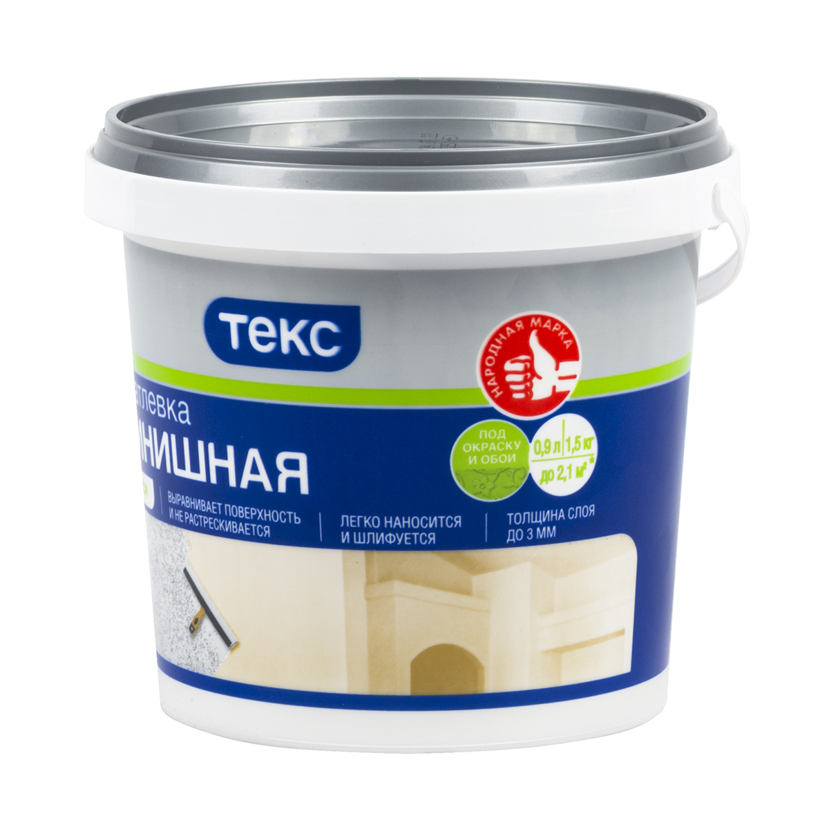Шпатлевка латексная финишная выравн. "профи"  1,5 кг (1/18) текс