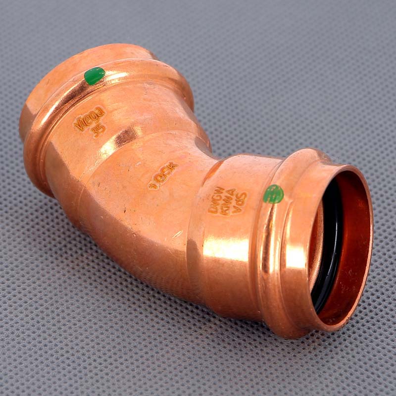 Угол 45° пресс медный Profipress VIEGA 35