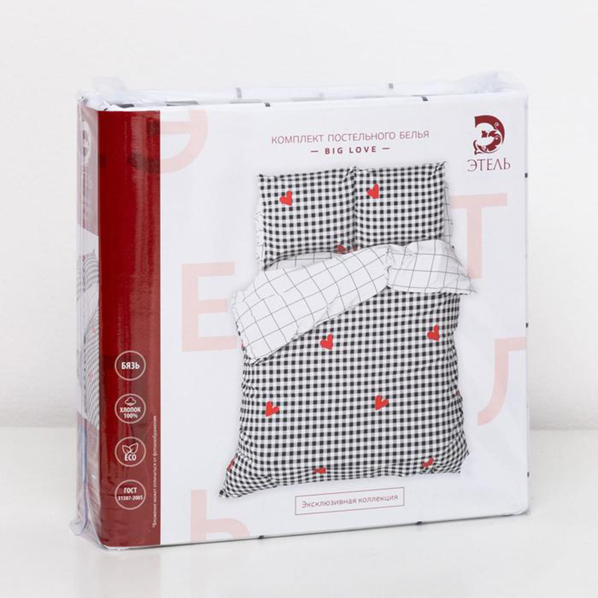 Постельное белье "этель" big love 2 сп. (бязь) (1) 5181633