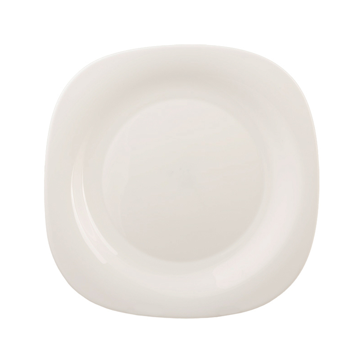 Тарелка обеденная "royal garden" classic square m 27*27 см, опаловое стекло (6/36) rg001sc