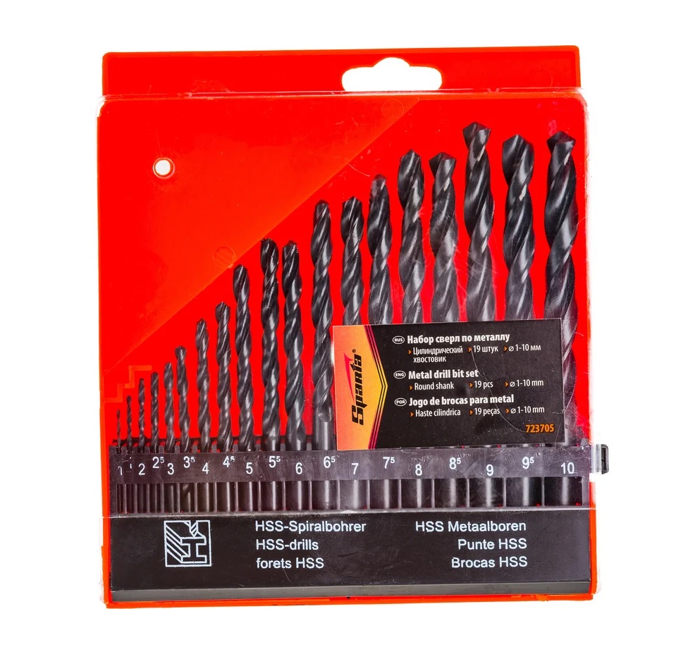 Набор сверл по металлу Sparta