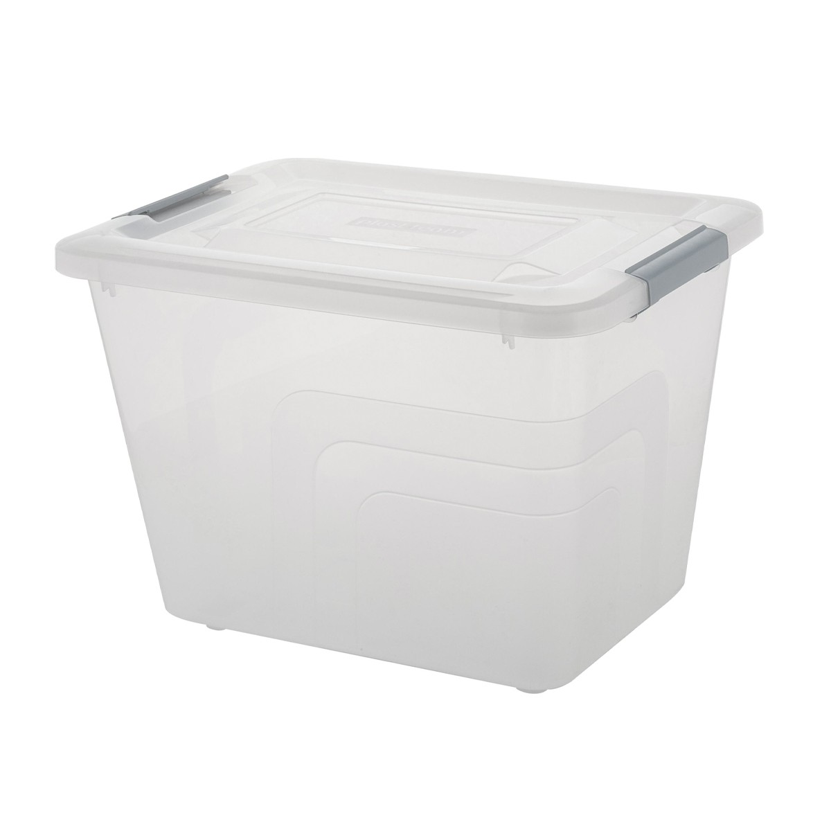 Ящик для хранения "bergen" 18 л (прозрачный) (1/10) "plast team" pt6554нат-10