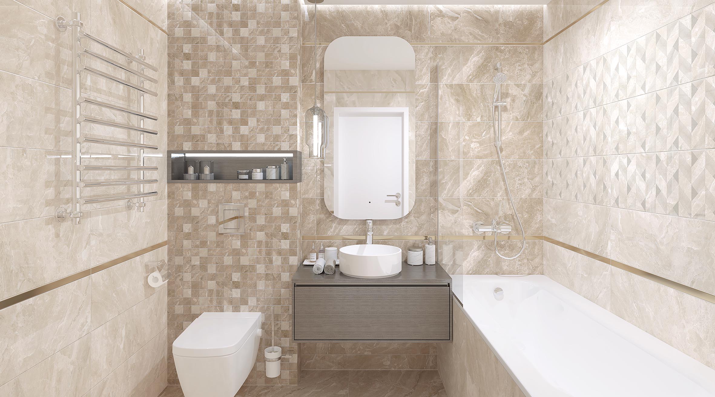 Gobi керамогранит коричневый 60x60