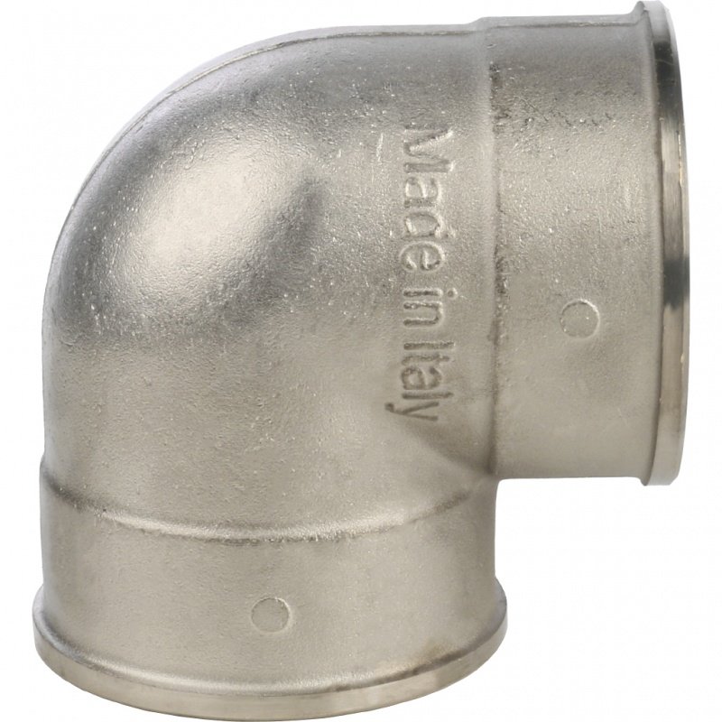 Угол резьбовой ВР 2" никель STOUT