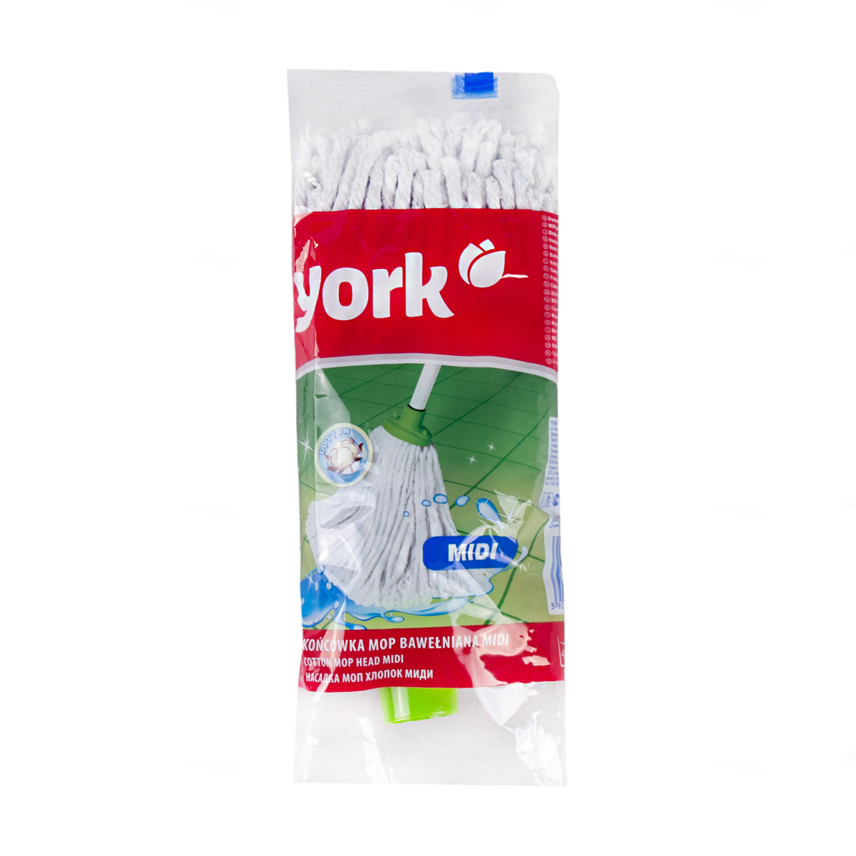 Насадка к швабре моп "хлопок миди" 125 г (1/30) "york"