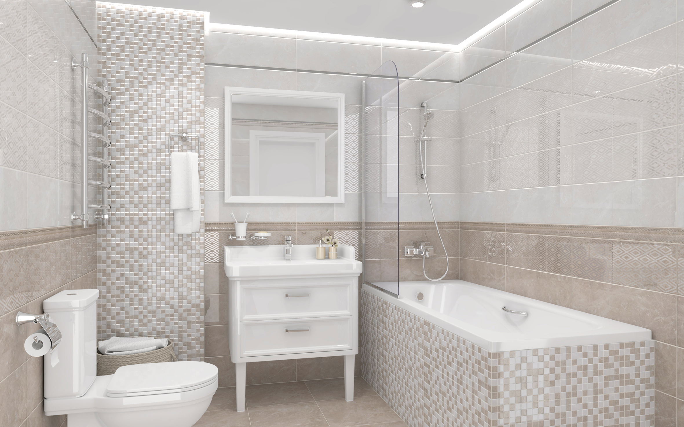 Elektra бежевый 20x60