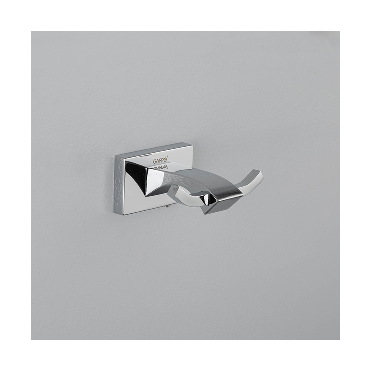 Крючок двойной g0705-20, хром (1/40) "gappo"