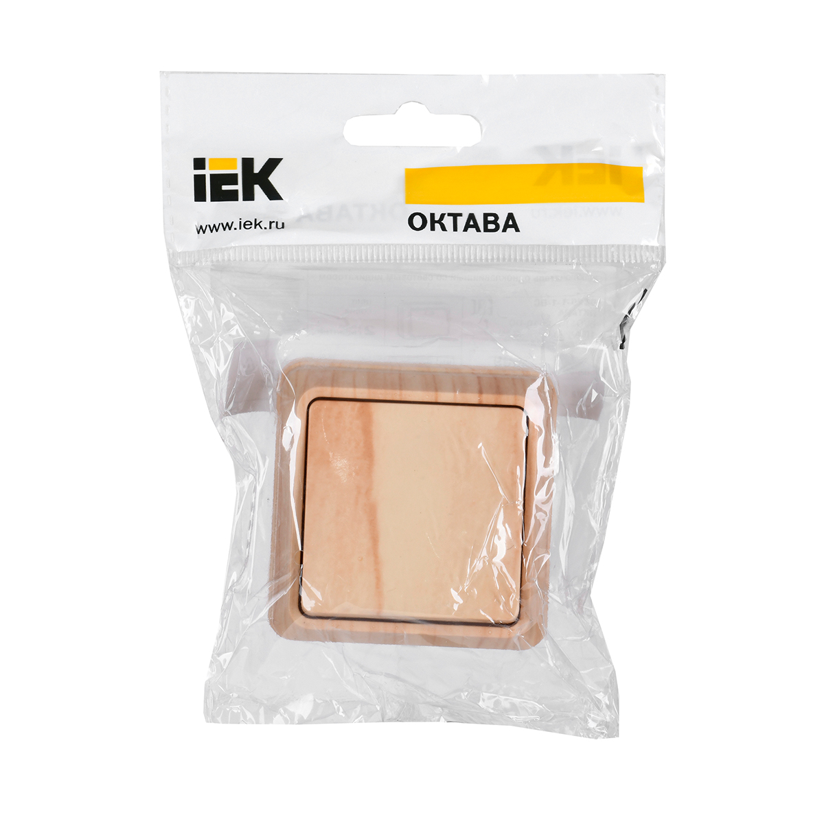 Выключатель открыт. уст. "октава" 1 кл. вс20-1-0-ос, 10а, сосна (1/36/432) "iek"