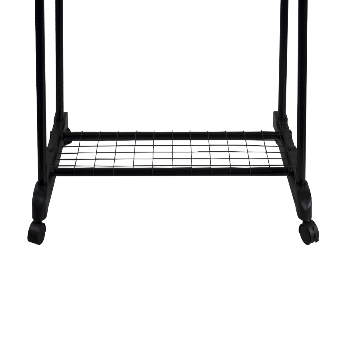 Вешалка напольная  75*42*90-160 см  2 перекладины (с сеткой внизу) (1/6) "шабашка" 162-0004