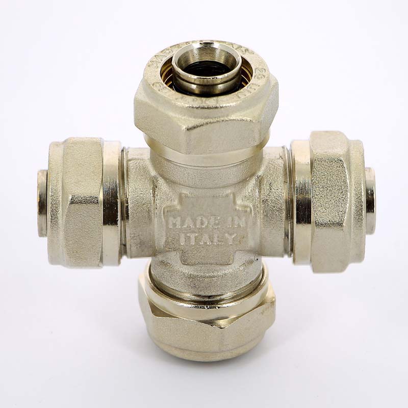 Крестовина обжимная 20 х 20 х 20 х 20 UNI-FITT