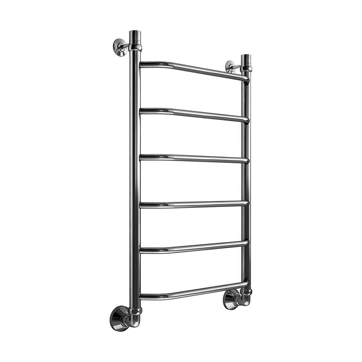 Полотенцесушитель водяной вид 6 "эко" 500*800 гайка/гайка (хром) (1) "маргроид"