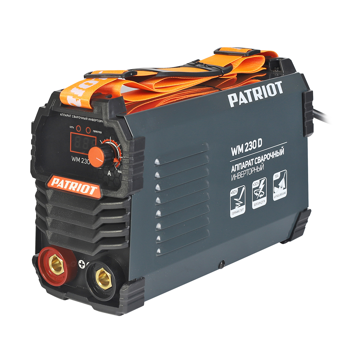 Сварочный аппарат wm230d mma  10,7 квт (1/4) "patriot" 605302023
