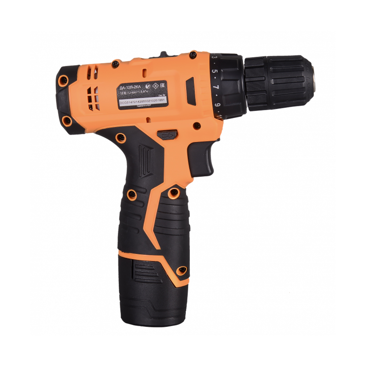 Дрель-шуруповерт аккум. да-12л-2ка (1,5 а/ч) "вихрь"