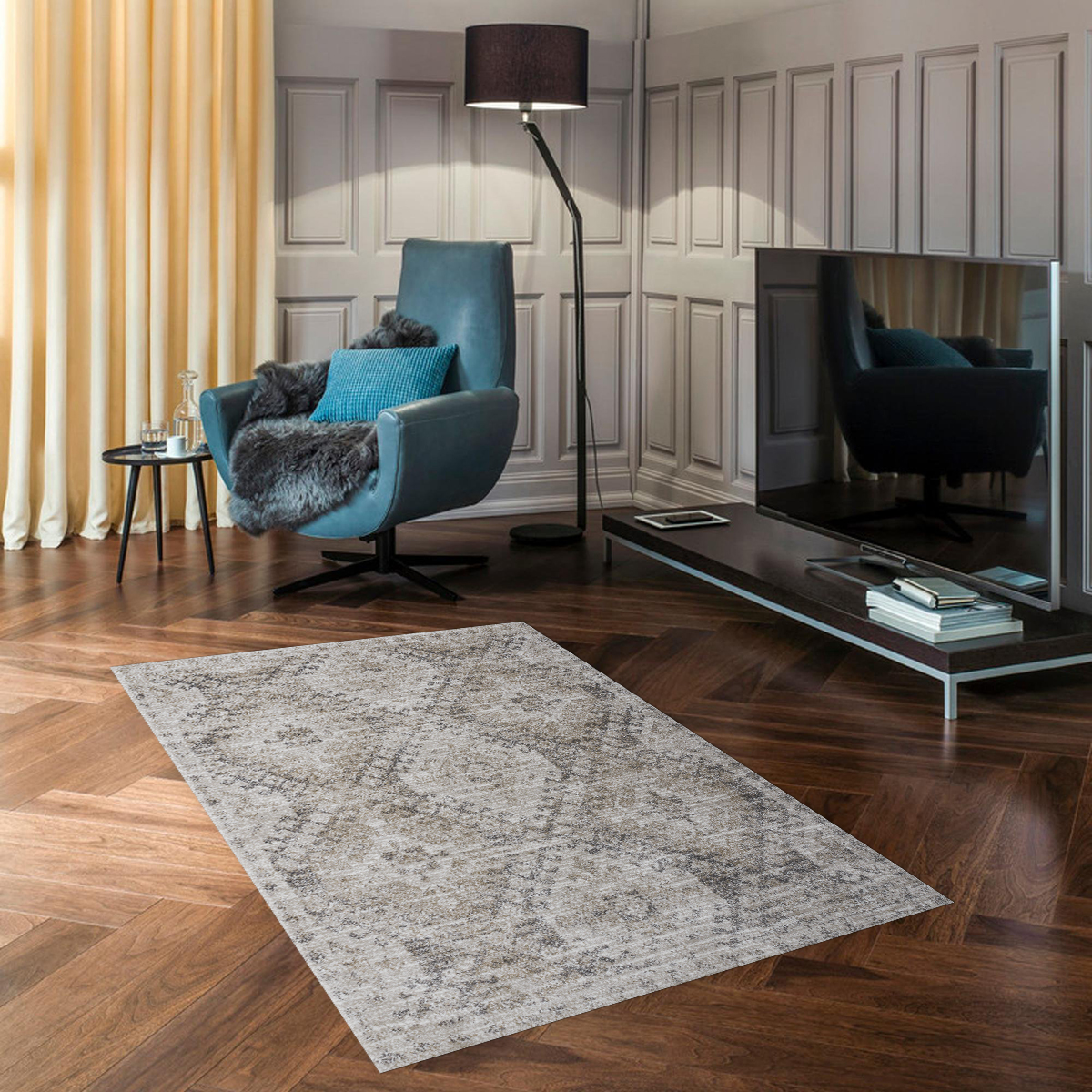 Ковер Sintelon Mondo O 70EBE, 0,8 x 1,5 м, фризе