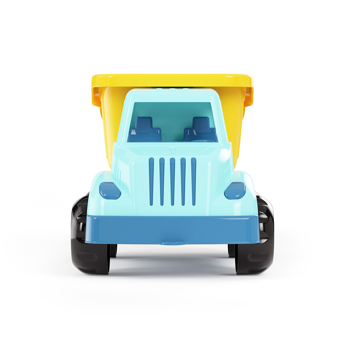 Машинка детская "самосвал" мини (голубая) (1/6) "альтернатива" м6740