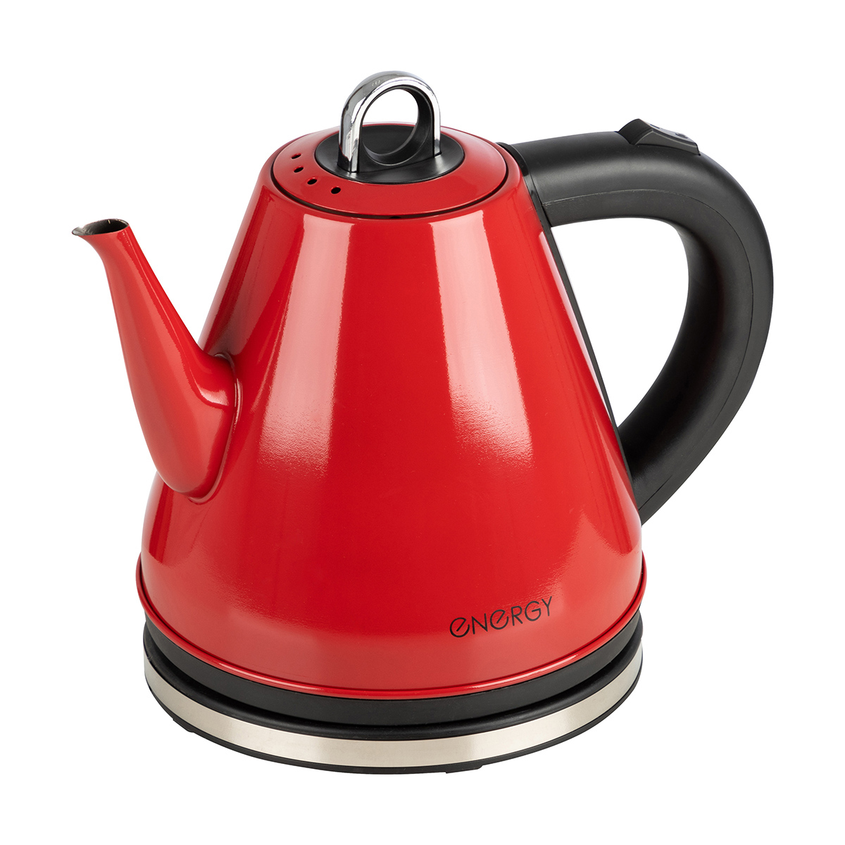 Чайник электр. "energy" e-263 1,2 л (1/12) сталь (красный)
