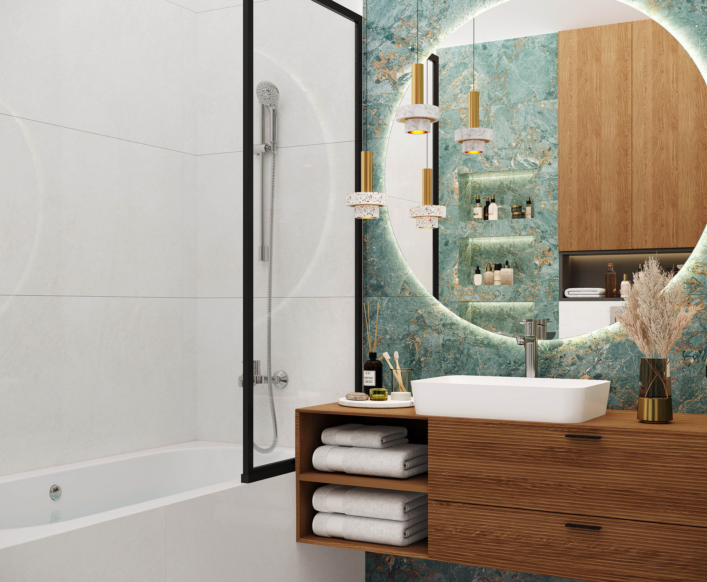 Maestro aqua керамогранит зеленый полированный 60x60