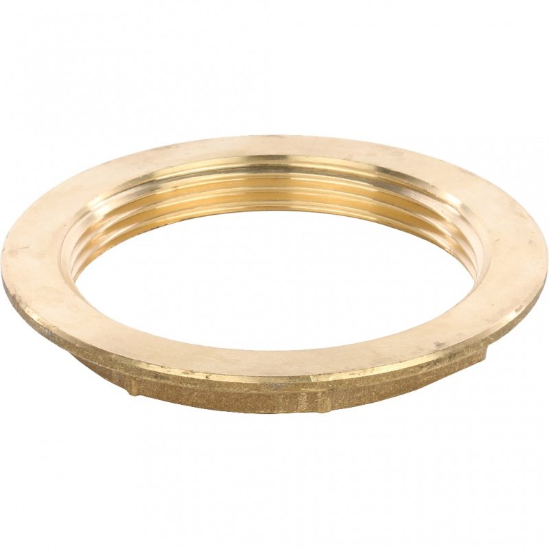 Контргайка с упором 2" ВР латунь STOUT