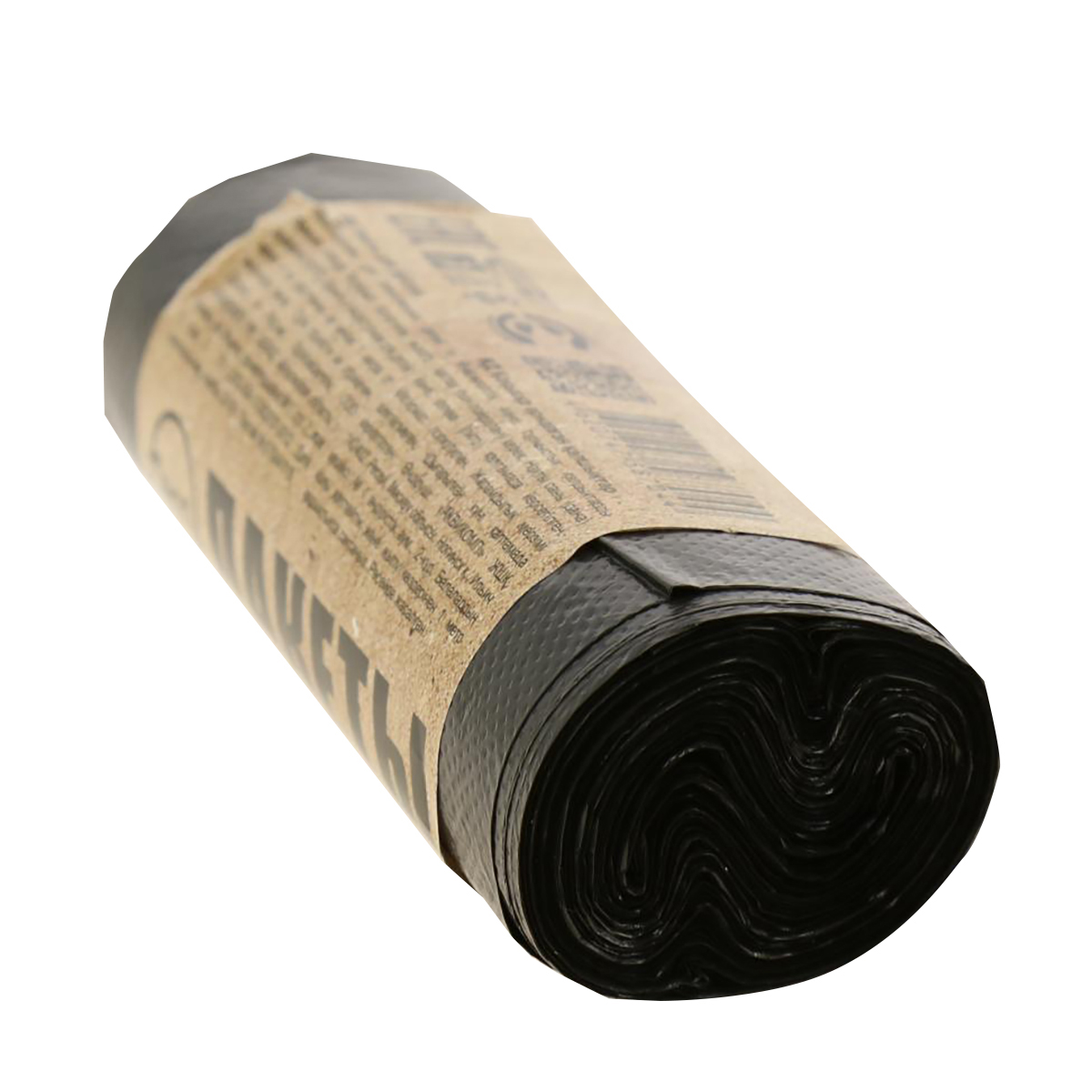 Пакеты для мусора "моя корзинка" 30 л, рулон 30 шт.(черный) 5 мкм (1/50)