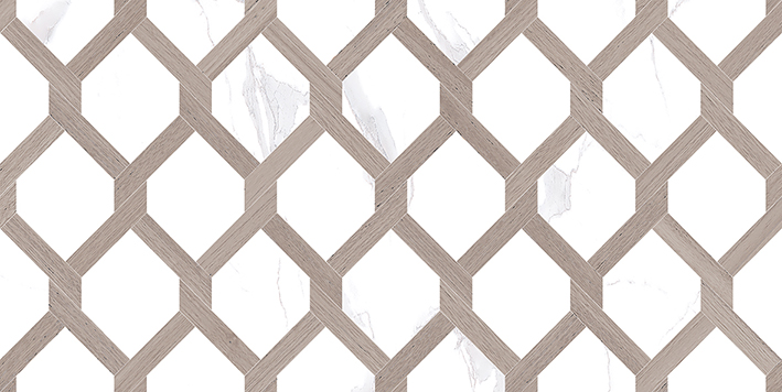 Statuario плитка настенная табачный узор 08-00-17- 20x40