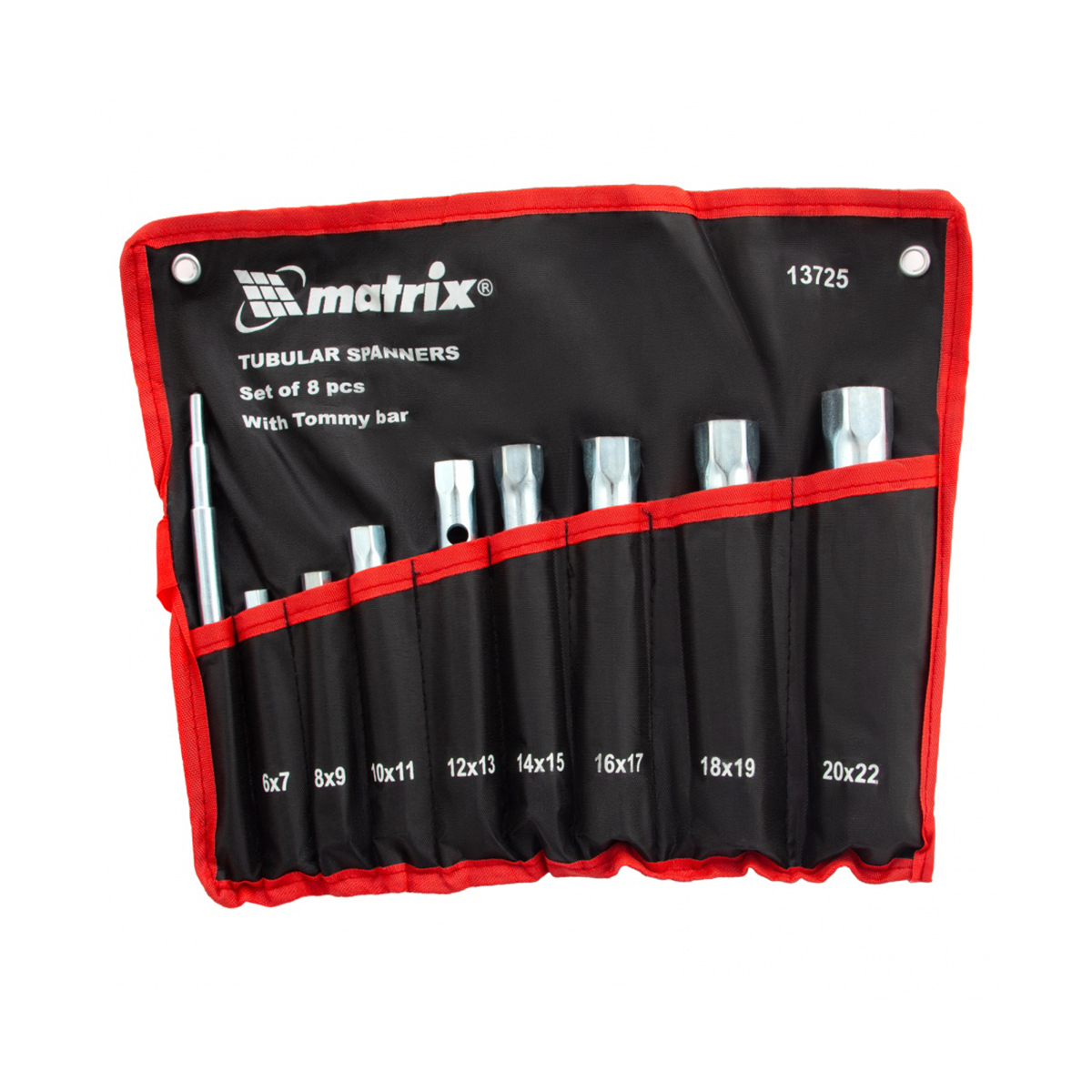 Ключи трубчатые торцевые (набор 9 предм.) (1/30) "matrix"