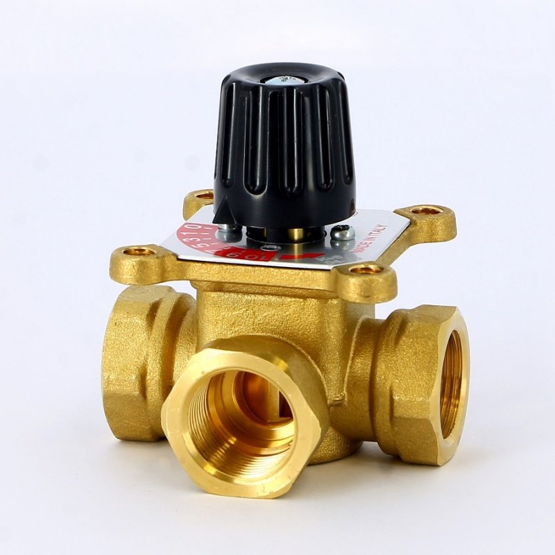 Клапан трехходовой смесительный 1"1/4 (ВР) Kvs 15 UNI-FITT