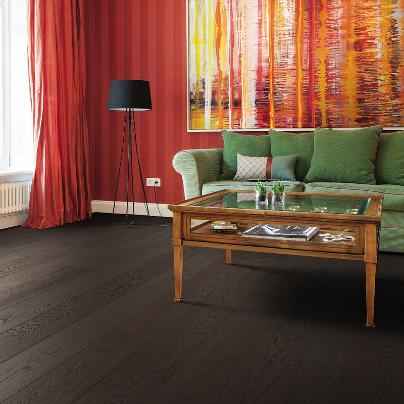 Паркетная доска Haro Series 4000 (5G) 531766 Термодуб Форте брашированный однополосный 4V2200 x 173 x 13.5мм