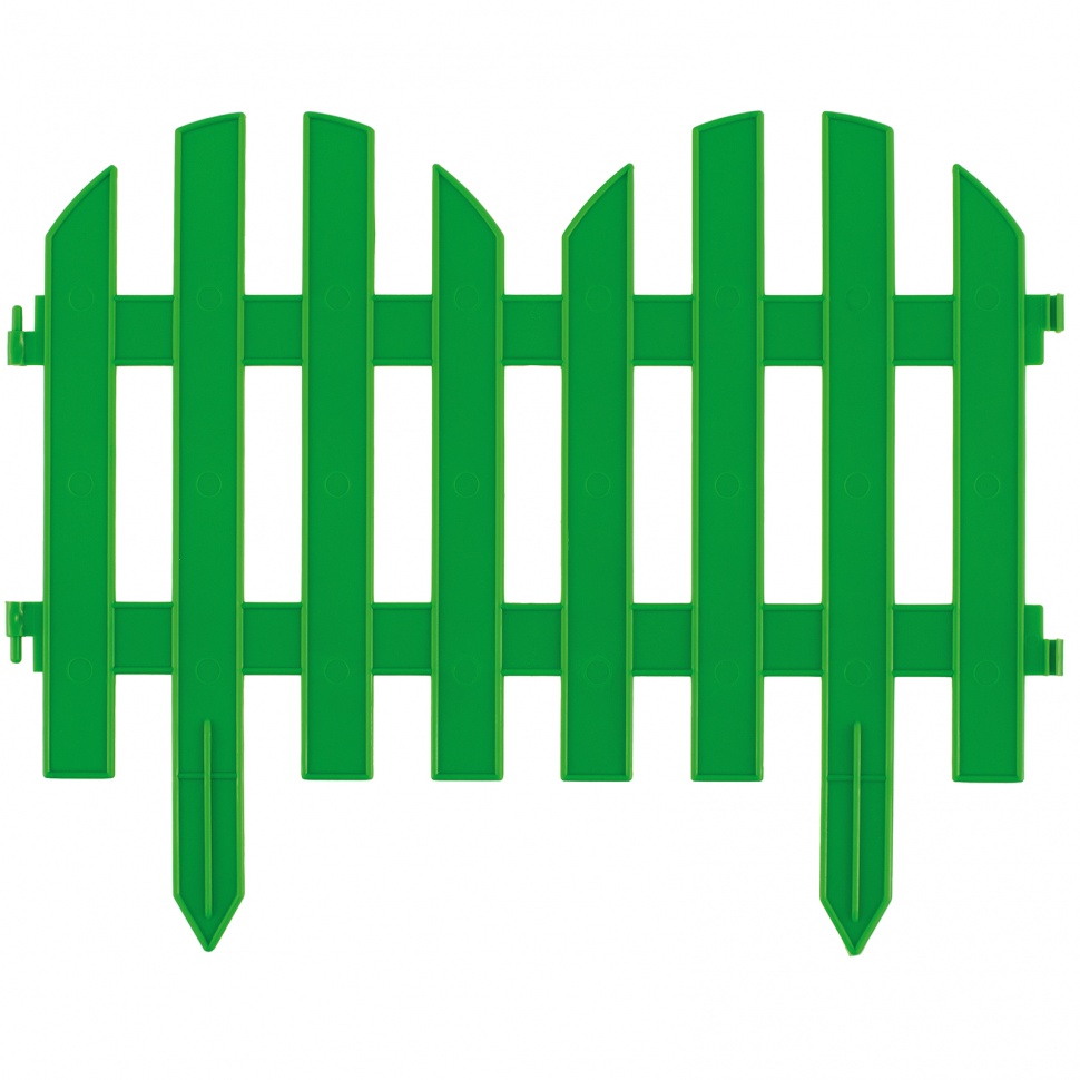 Забор декоративный "Романтика", 28 х 300 см, зеленый, Palisad (65022)