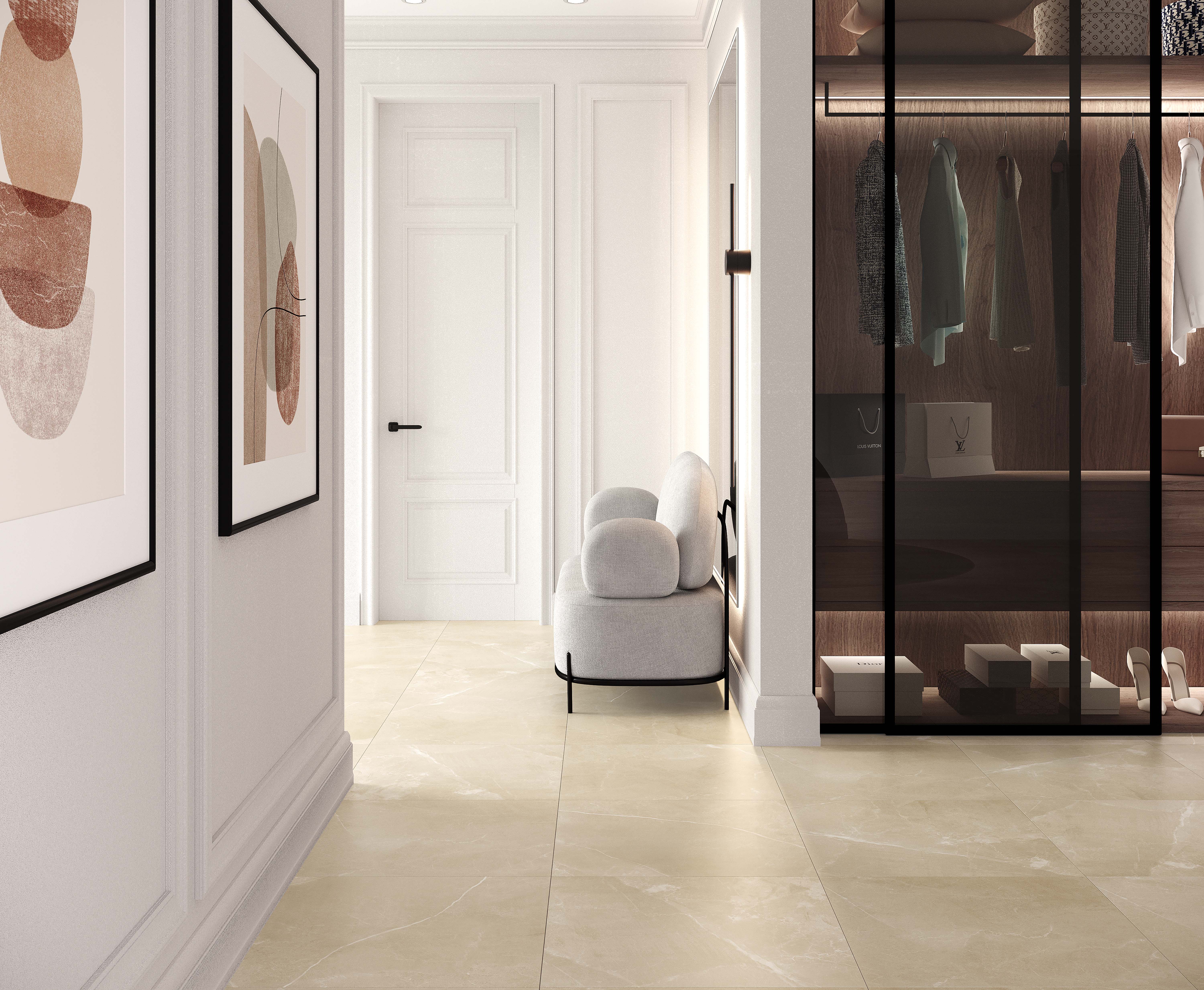 Optima crema керамогранит кремовый матовый 60x60