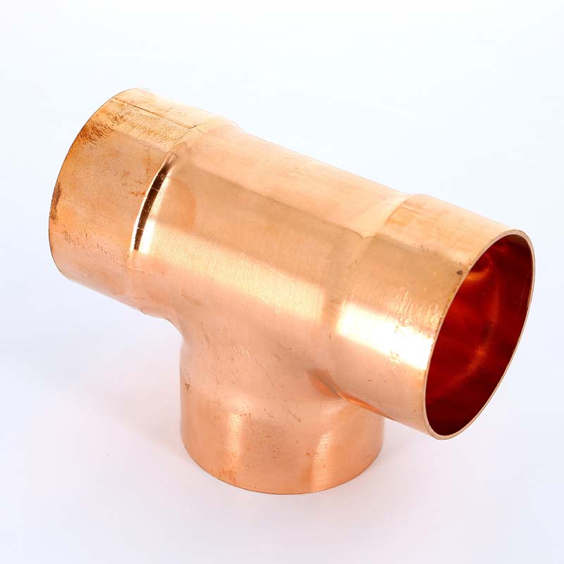 Тройник равнопроходной VIEGA под пайку 76 мм медный