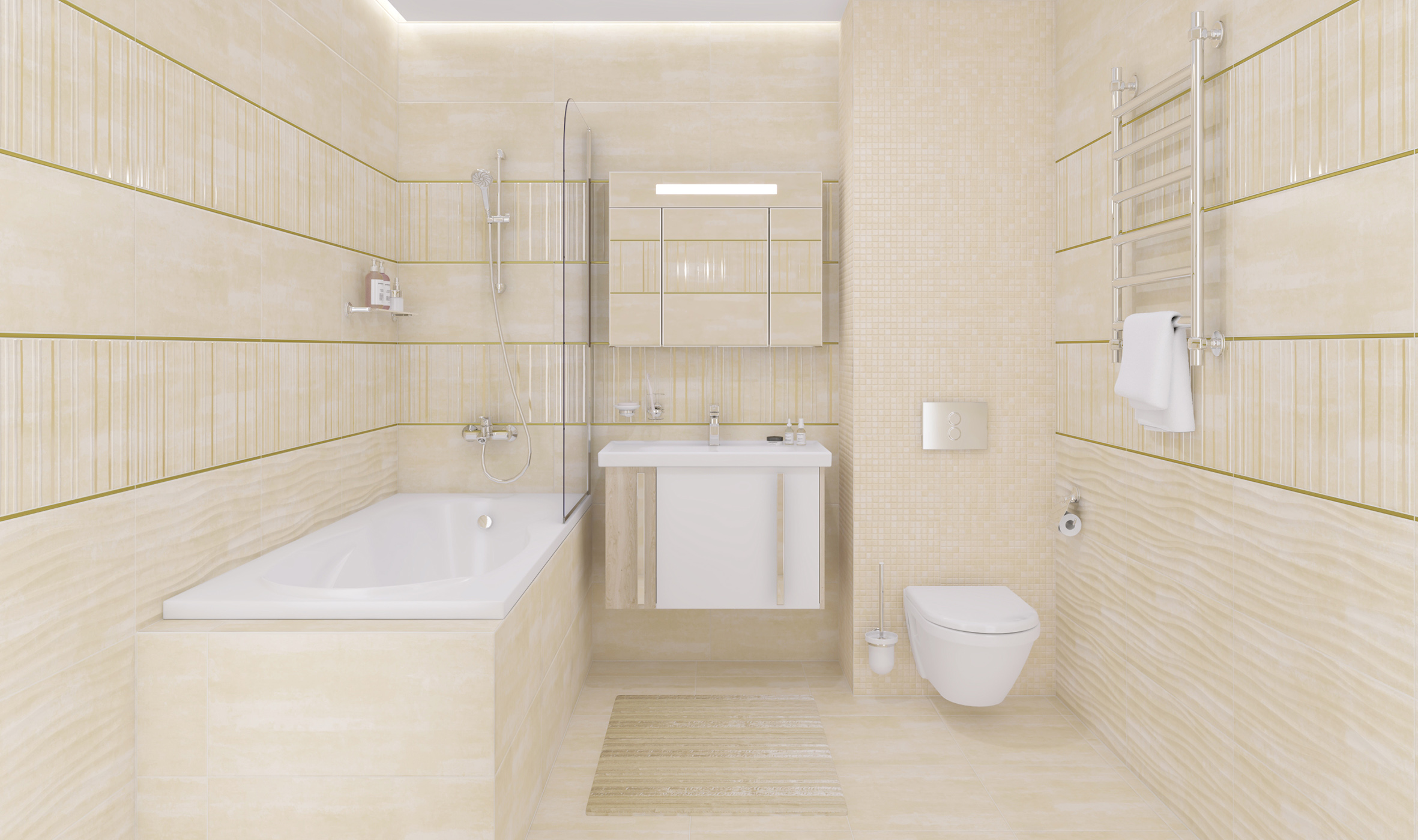 Concrete trigger бежевый 30x60