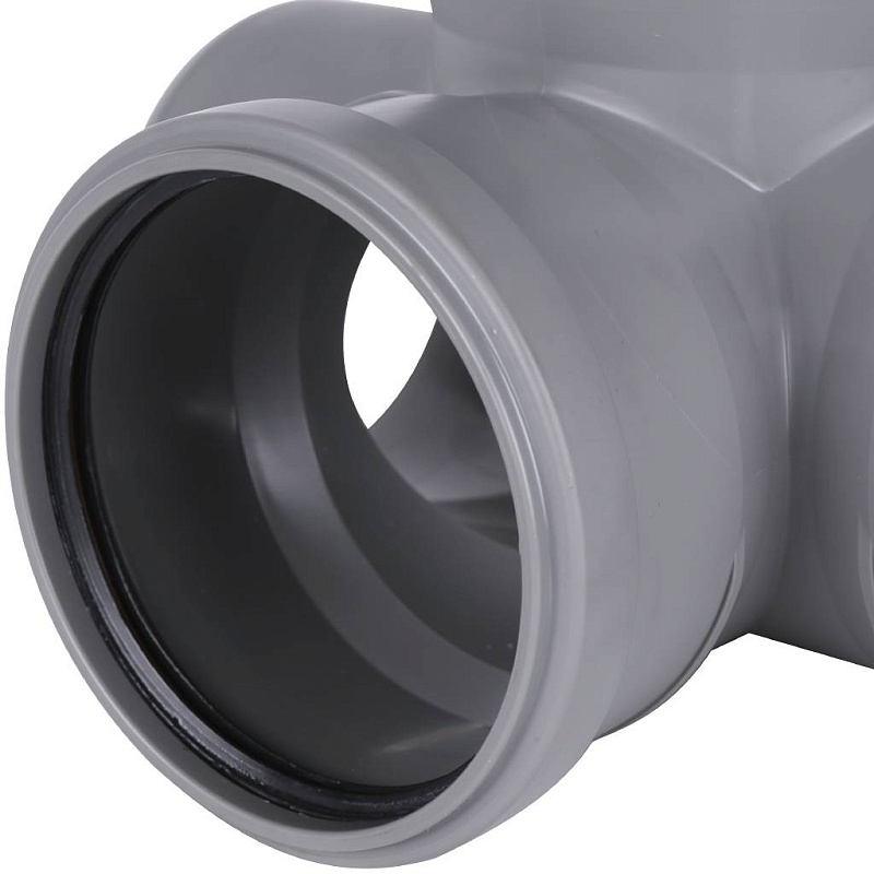 Крестовина 87° двухплоскостная 110 х 110 х 110 мм для вн.канализации SINIKON Стандарт