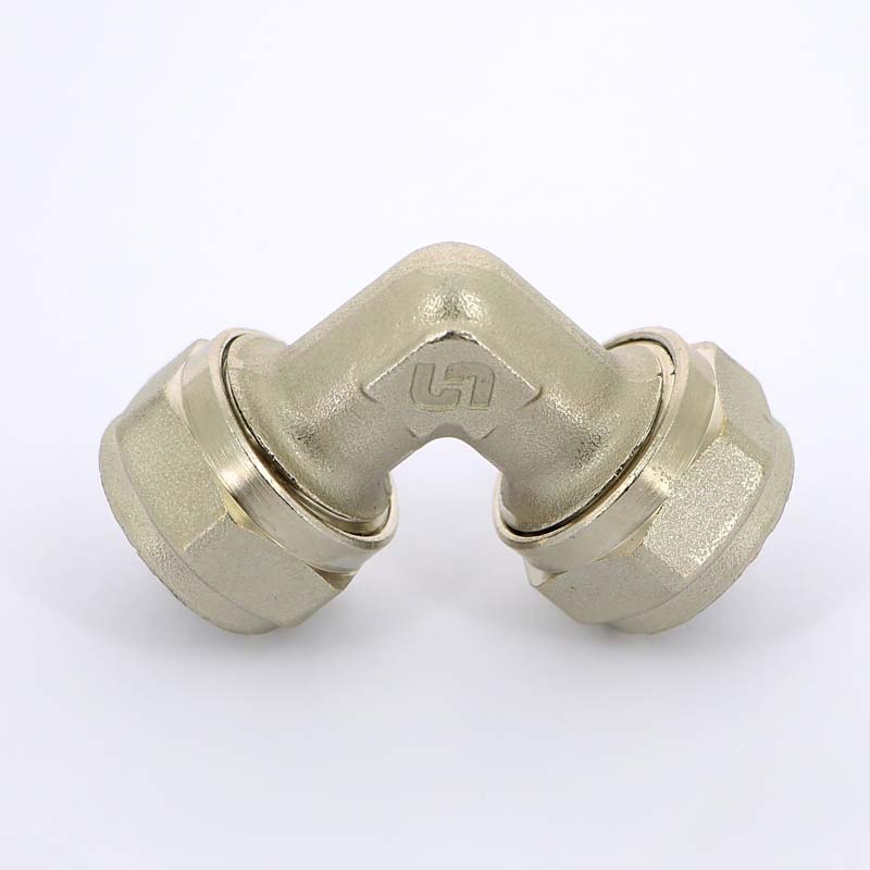 Обжимной равнопроходной угол 16 х 16 мм, 90° UNI-FITT