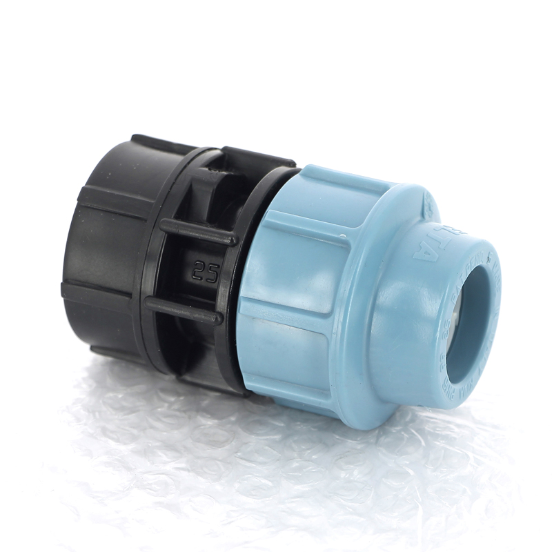 Муфта обжимная ВР 25 x 1" для водопроводных ПНД труб UNIDELTA