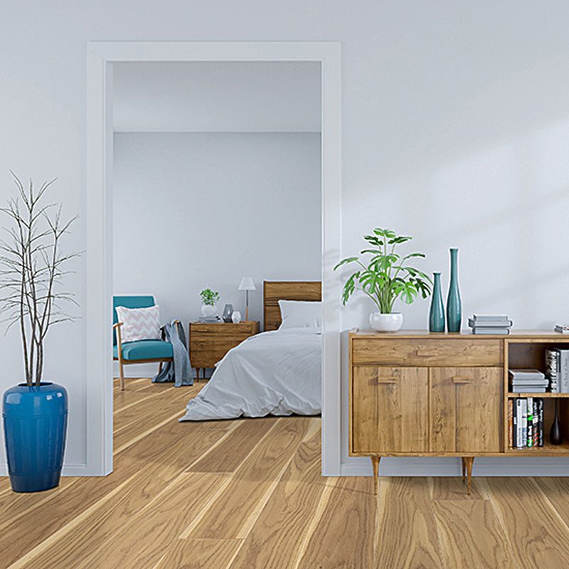 Паркетная доска AUSWOOD HDF 4V Sun Oak матовый PU лак brushed