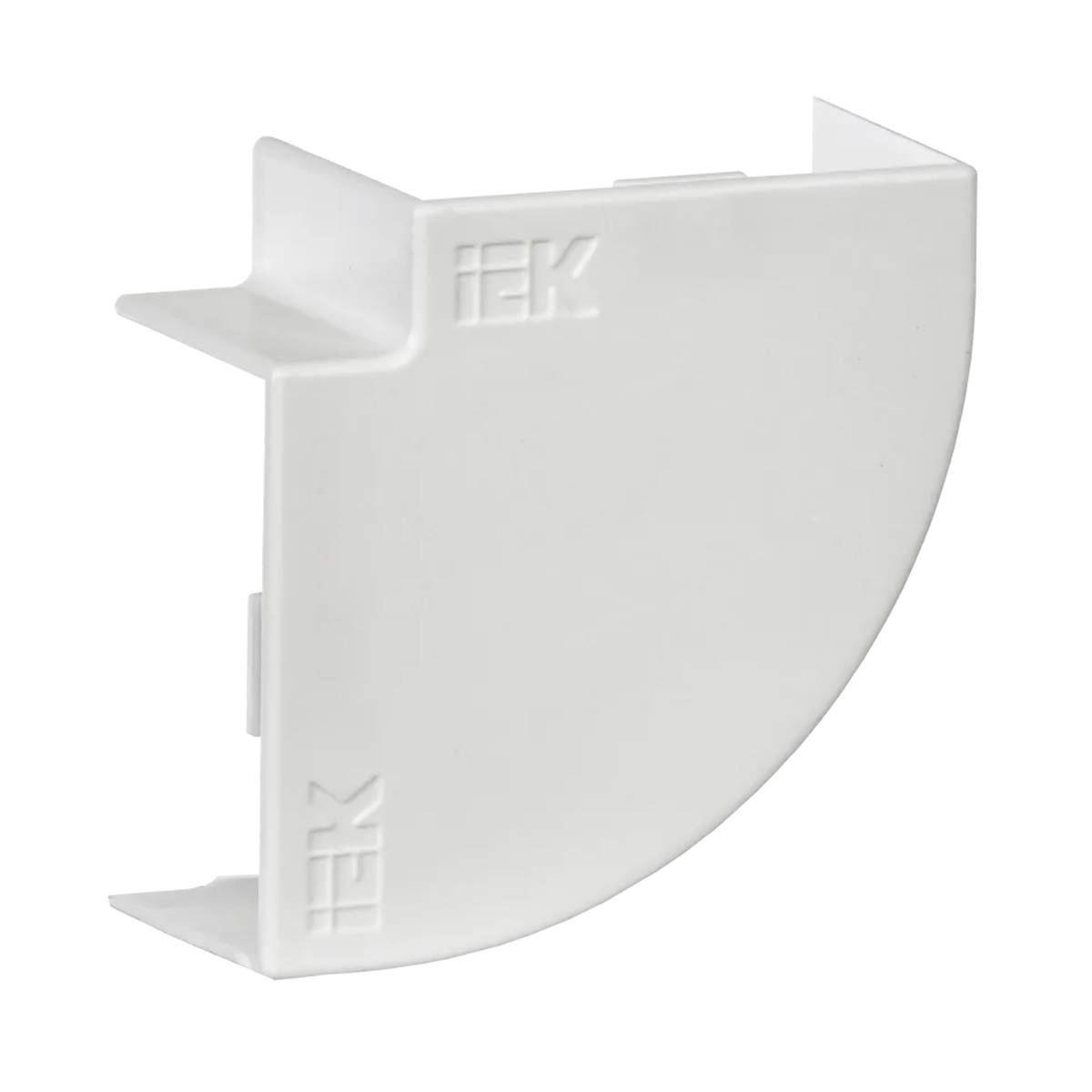 Поворот для кабель-канала на 90 гр. кмп 25*16 мм (упак. 4 шт.) белый (1/12/504) "iek"