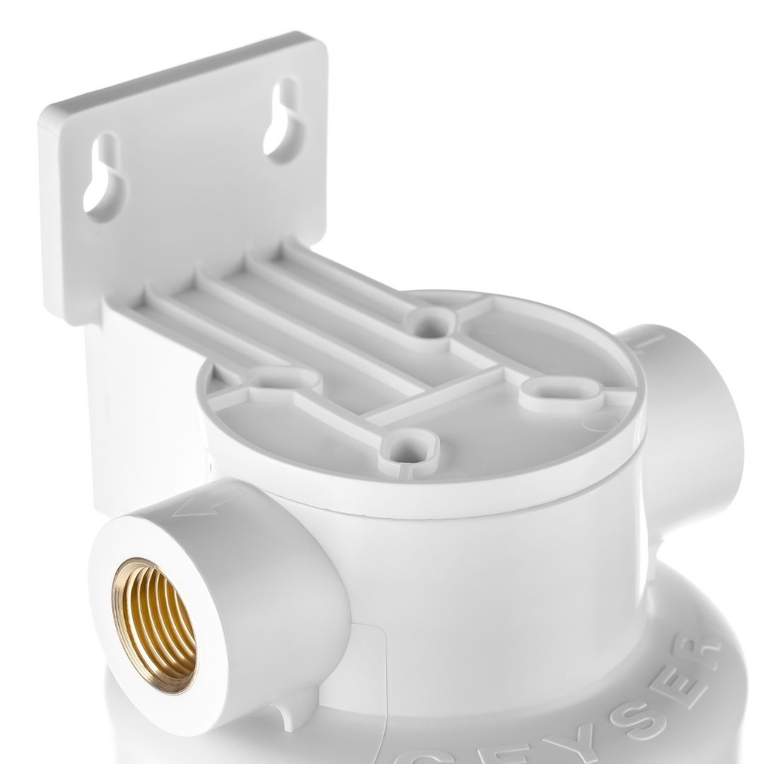 Корпус Гейзер Базис 10" 3/4 матовый для холодной воды, с латунными вставками