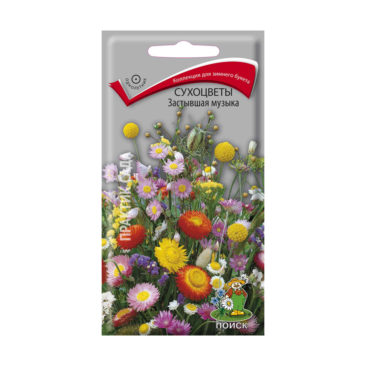 Семена цветов сухоцветы "застывшая музыка" 0,3 г  ("1) (10/100) "поиск"