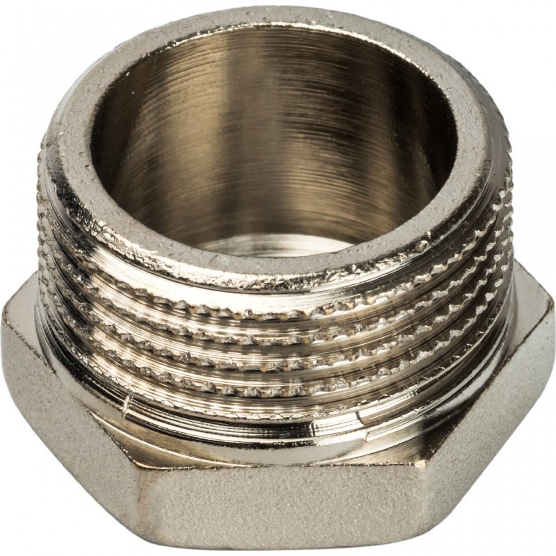 Заглушка резьбовая НР 3/4" никель STOUT