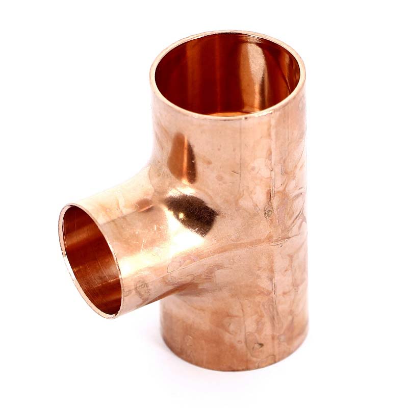 Тройник переходной под пайку 35 х 28 х 35 мм VIEGA медный