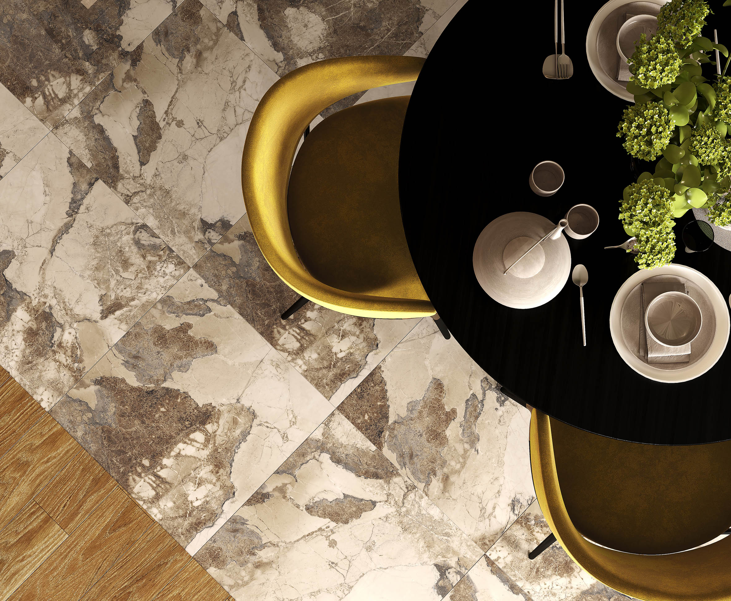 Persian brown керамогранит коричневый полированный 60x60