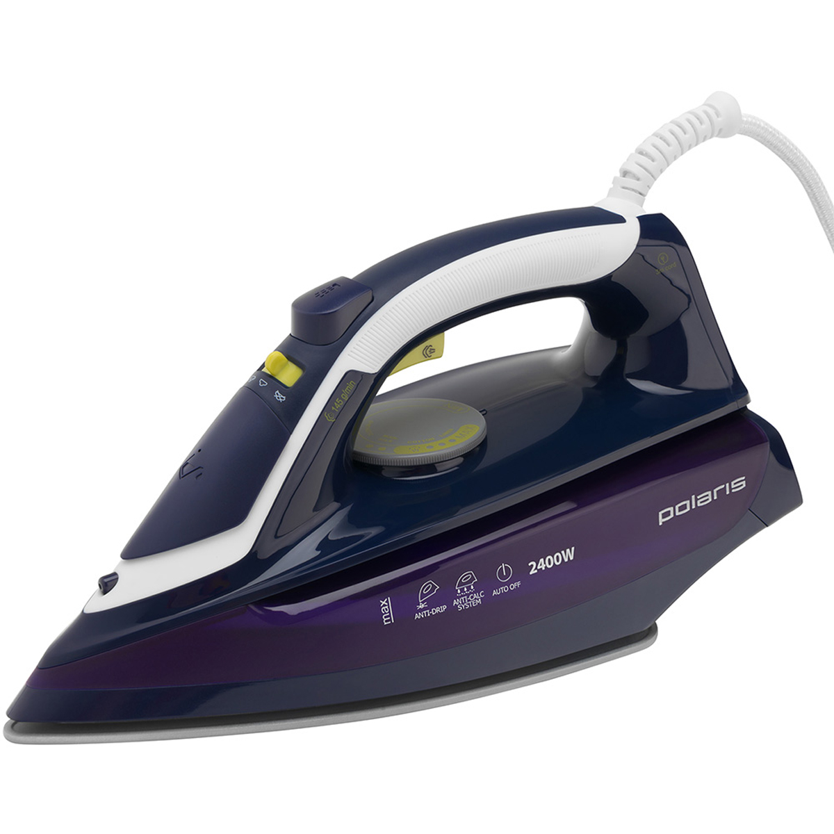 Утюг pir 2480ak 3m 2400 вт подошва керамич. (1/6) "polaris"