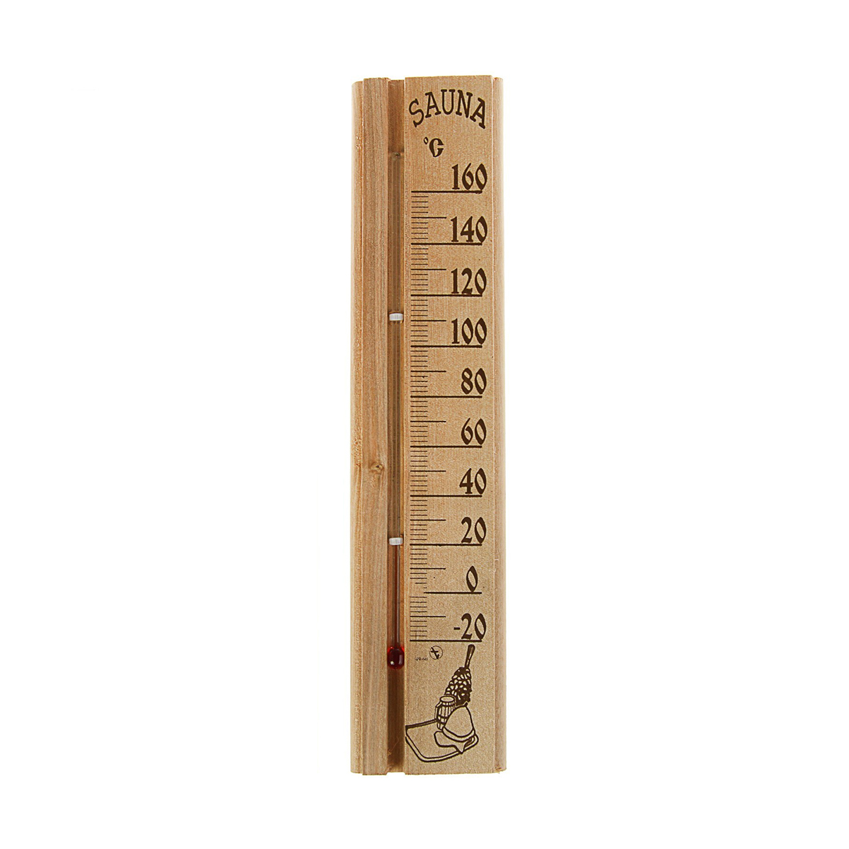 Термометр для бани и сауны дерев. "sauna" тсс-2 в блистере (1/50)