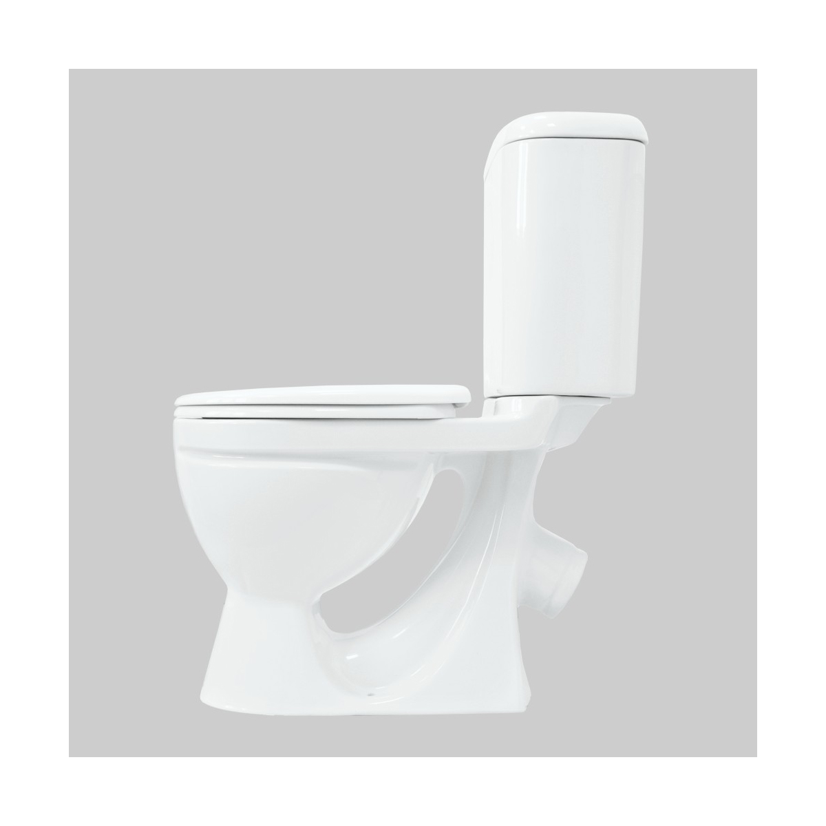 Унитаз напольный "стандарт" эконом белый "sanita" wc.cc/standart/1-p/wht.g/s1