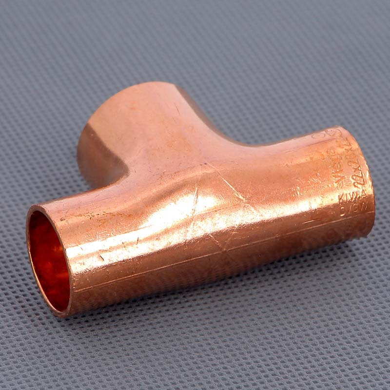 Тройник переходной под пайку 22 х 28 х 22 мм VIEGA медный