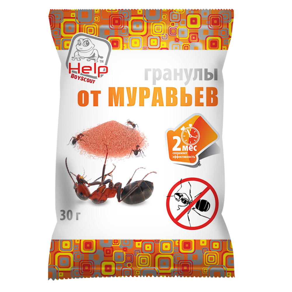 Средство от муравьев (гранулы) 30 г (1/80) "help" 80290