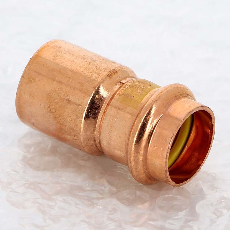 Угол-вставка пресс 28х22 медь Profipress G VIEGA