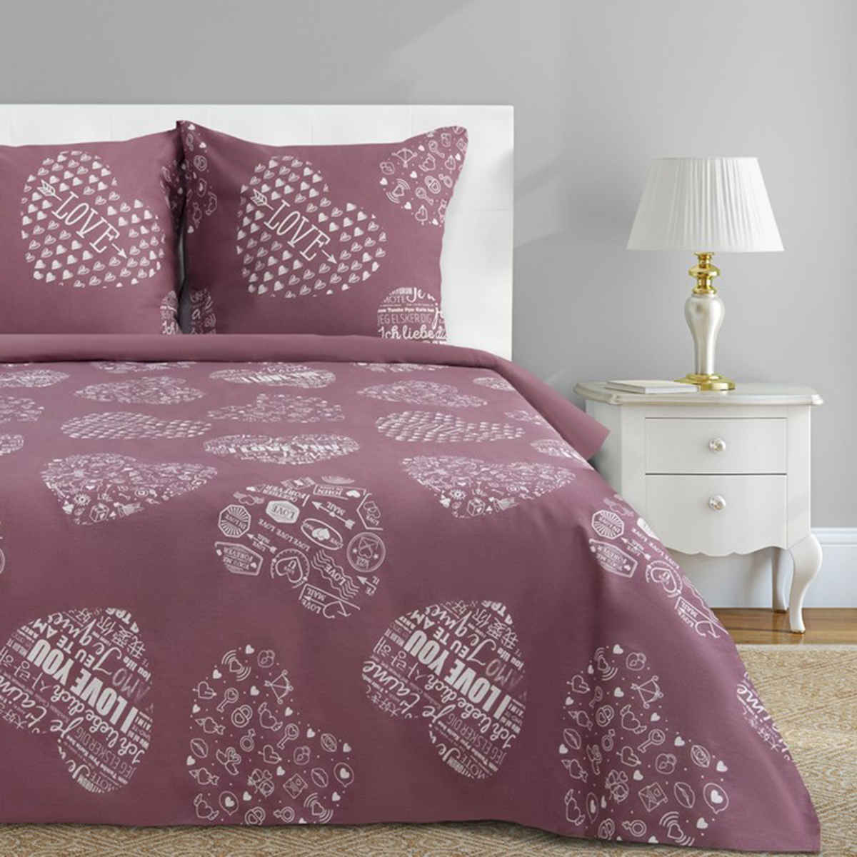 Постельное белье "этель" te amo семейный (бязь) (1) 3988387