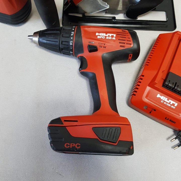 Аккумуляторная дрель шуруповерт корпус HILTI ХИЛТИ SFC 22-A Li-ion 22 В. 5.2 Ач. корпус аккум. зарядка