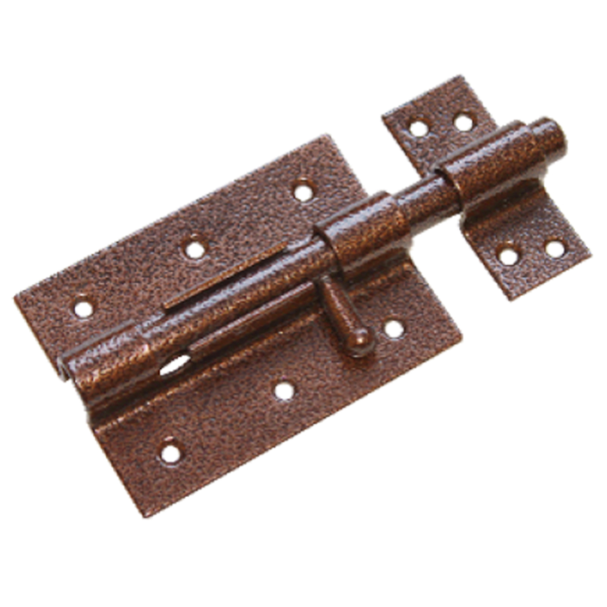 Засов дверной зд-100 медь антик (10) домарт